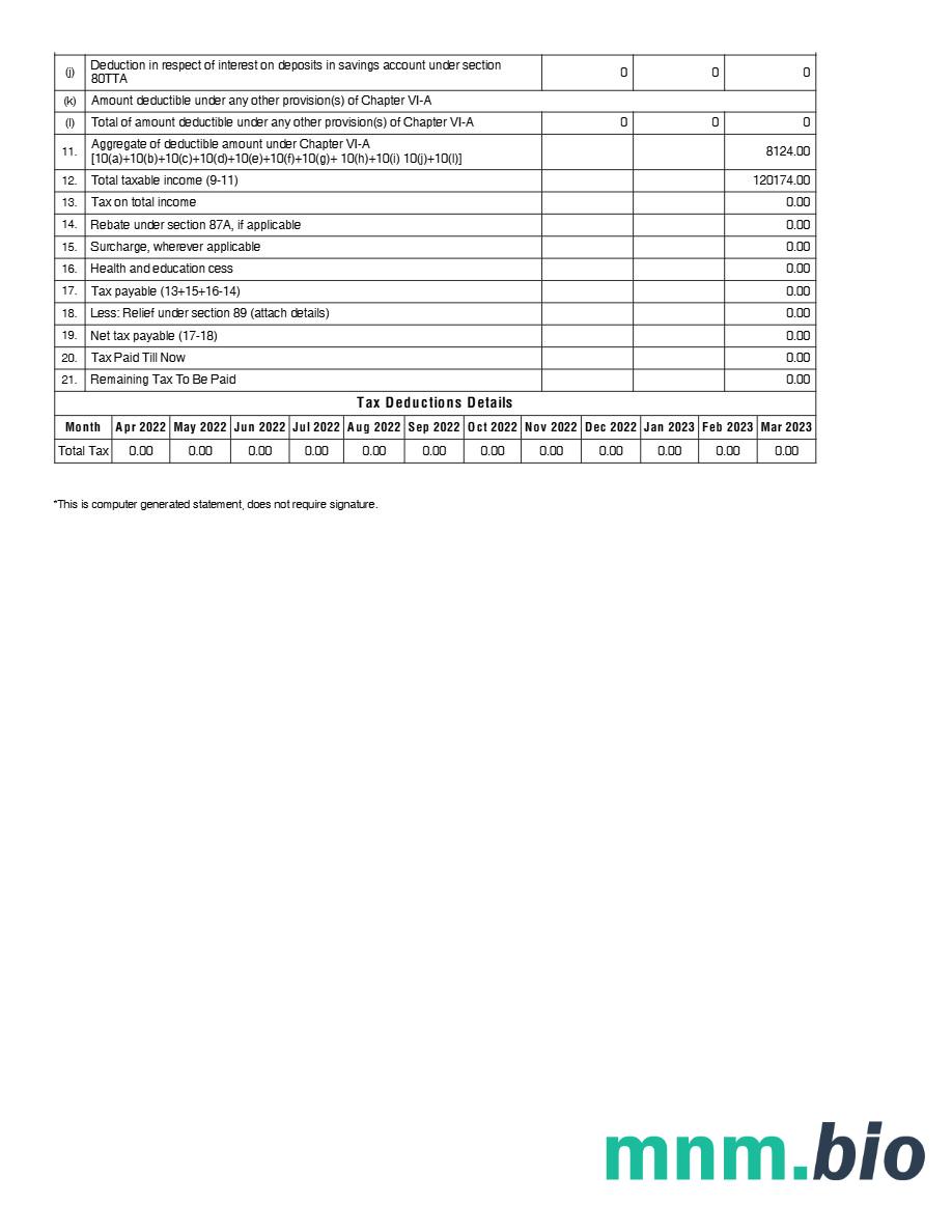 Szablon odcinka wypłaty SageIT w formatach Word i PDF, 3
